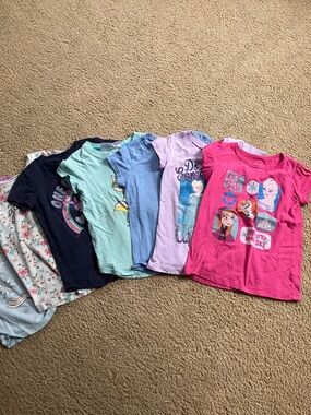 Bundle of girls t-shirts size 6